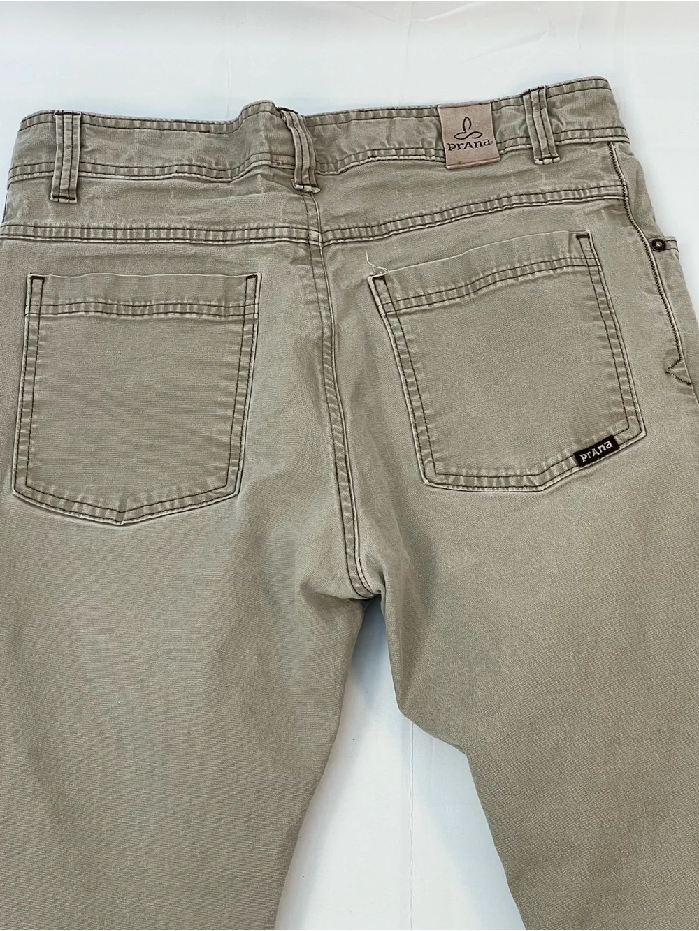 Prana Men's Slim Jeans in Taupe-Grey, 32 waist